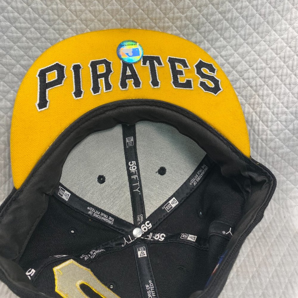 MLB Pittsburgh Pirates Baseball Cap, New Era,  59fifty brand - Picture 3 of 6